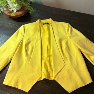 Nine West Vibrant Yellow Blazer